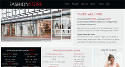 Desktop Screenshot of fashionstore.de