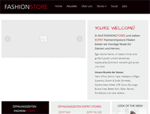 Tablet Screenshot of fashionstore.de